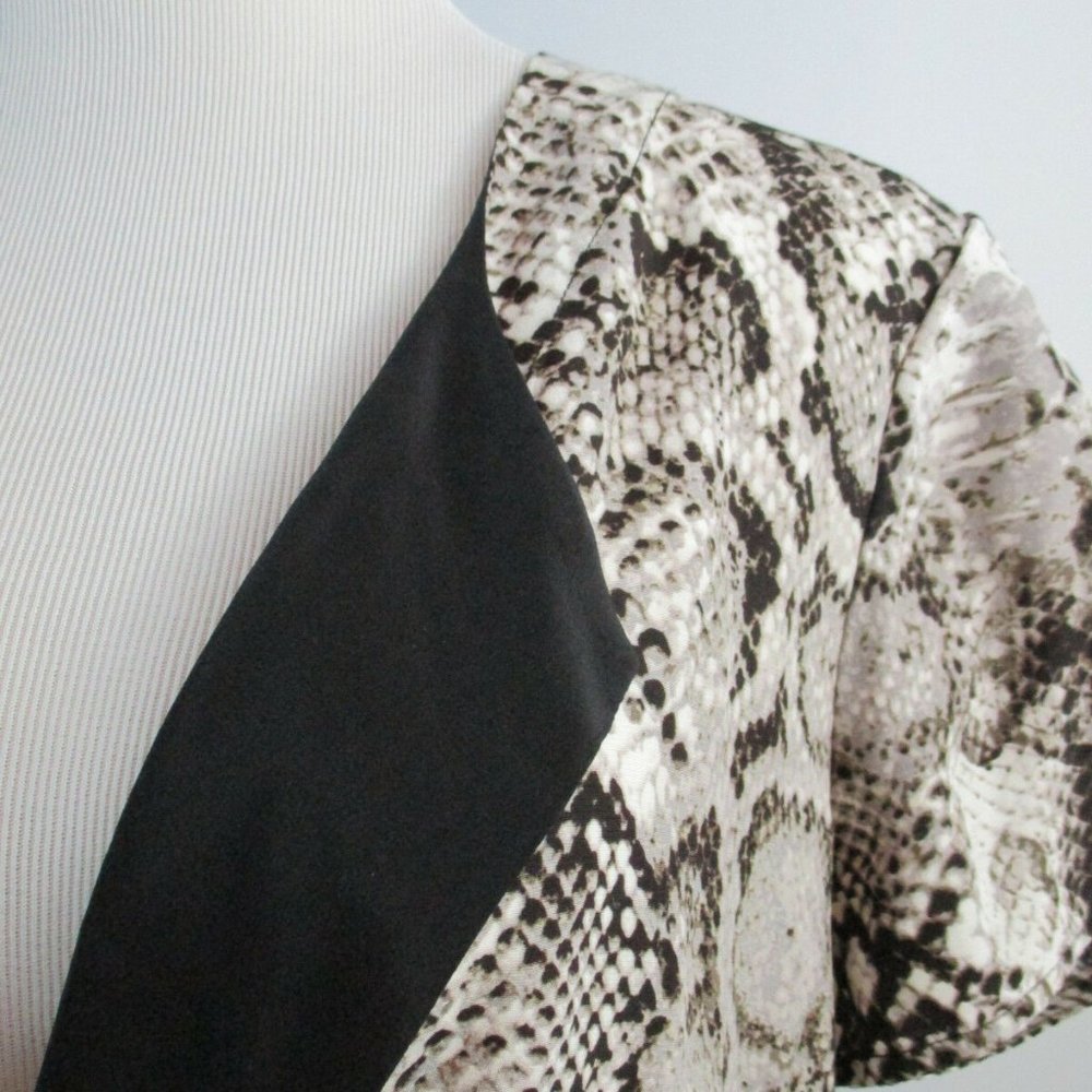 Bcbgmaxazria Multi-Color Python Snake Print Faux … - image 6